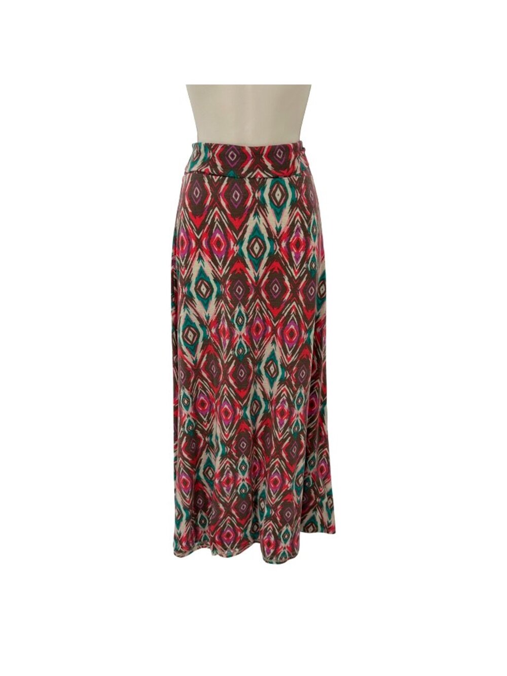 Mossimo Supply Co. Womens Multicolor Geometric Print Maxi Skirt Size M